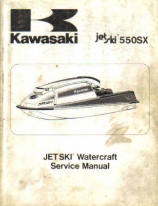 Used 1986 Kawasaki JS300 B1 Jet Ski Service Manual