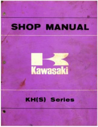 Used Official 1972-1976 Kawasaki KSS Series Factory Service Manual