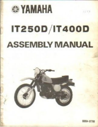 1977 Yamaha IT250D and IT250D Assembly Manual