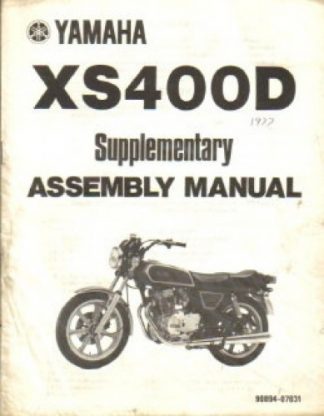 1976-1977 Yamaha XS400D Supplementary Assembly Manual