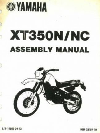 Used 1985 Yamaha XT350N NC Assembly Manual