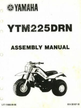 Used 1985 Yamaha YTM225DRN Assembly Manual