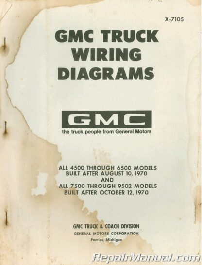 Used 1971 GMC Truck Wiring Diagrams