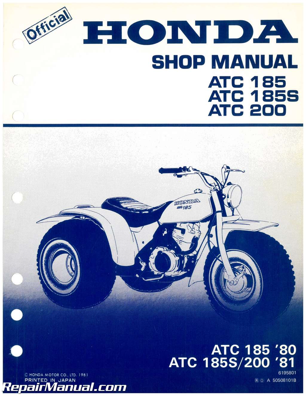 Honda shop manual