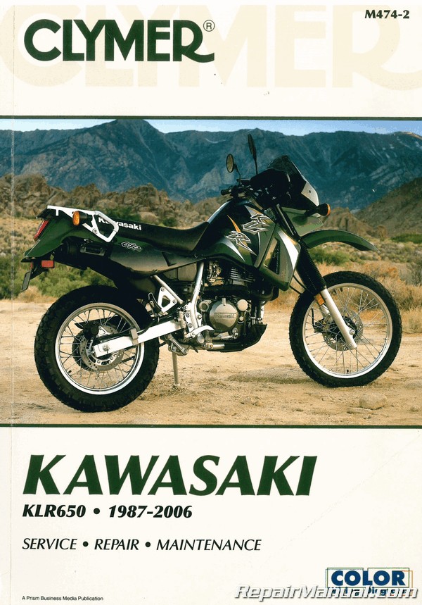 Sophie auditorium Preference Used 1987-2006 KLR650 Kawasaki Motorcycle Repair Manual Clymer