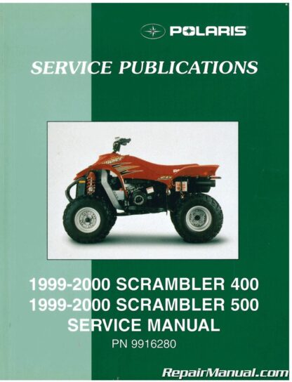 Used 1999-2000 Polaris Scrambler 400 500 ATV Service Repair Manual