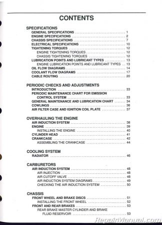 Used 2000 Yamaha YZF-R1M YZF-R1MC Service Manual Supplement