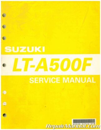 Used 2002 Suzuki LT-A500F Auto Vinson ATV Service Manual