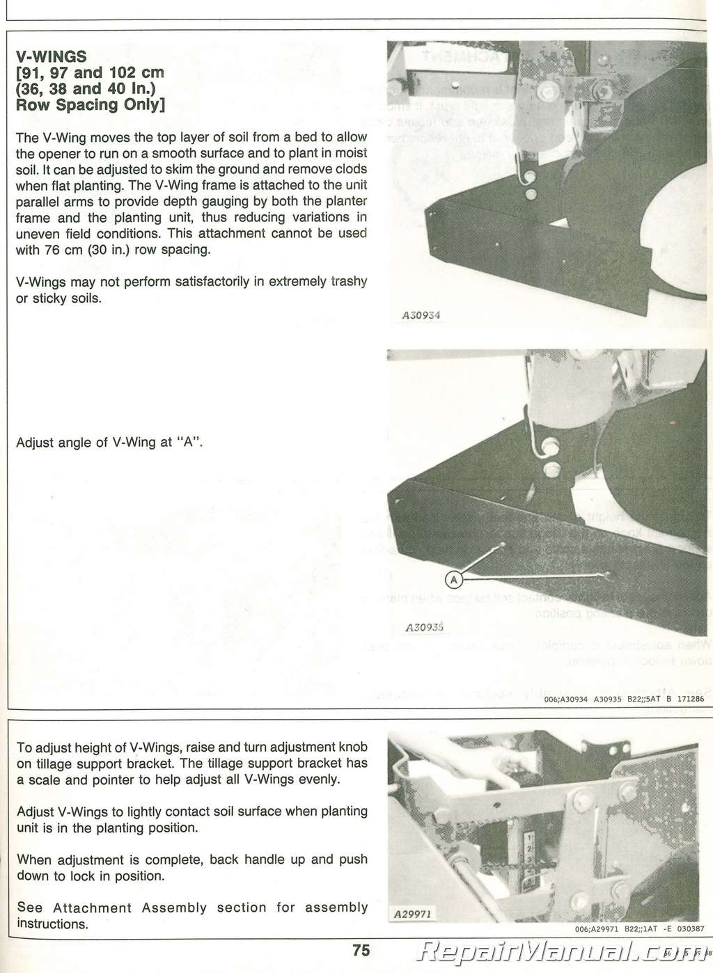 John Deere 7340 Narrow Row Max Emerge 2 Integral Planters Operator S Manual