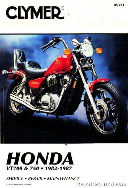 1983-1987 Honda VT 700 750 Motorcycle Repair Service Manual by Clymer