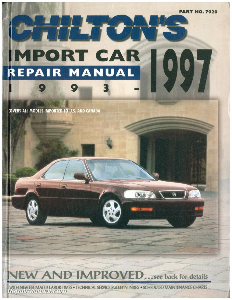 Used Chilton Import Car Repair Manual 1993-1997