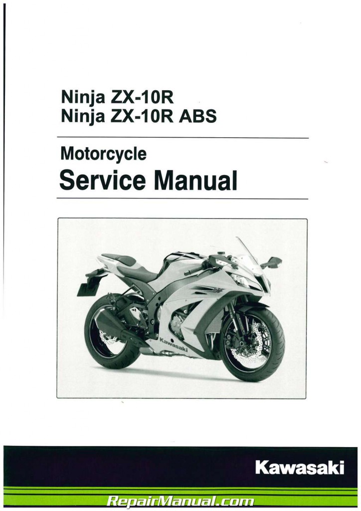 Kawasaki Ninja ZX 10R Motorcycle Service Manual 2011-2015