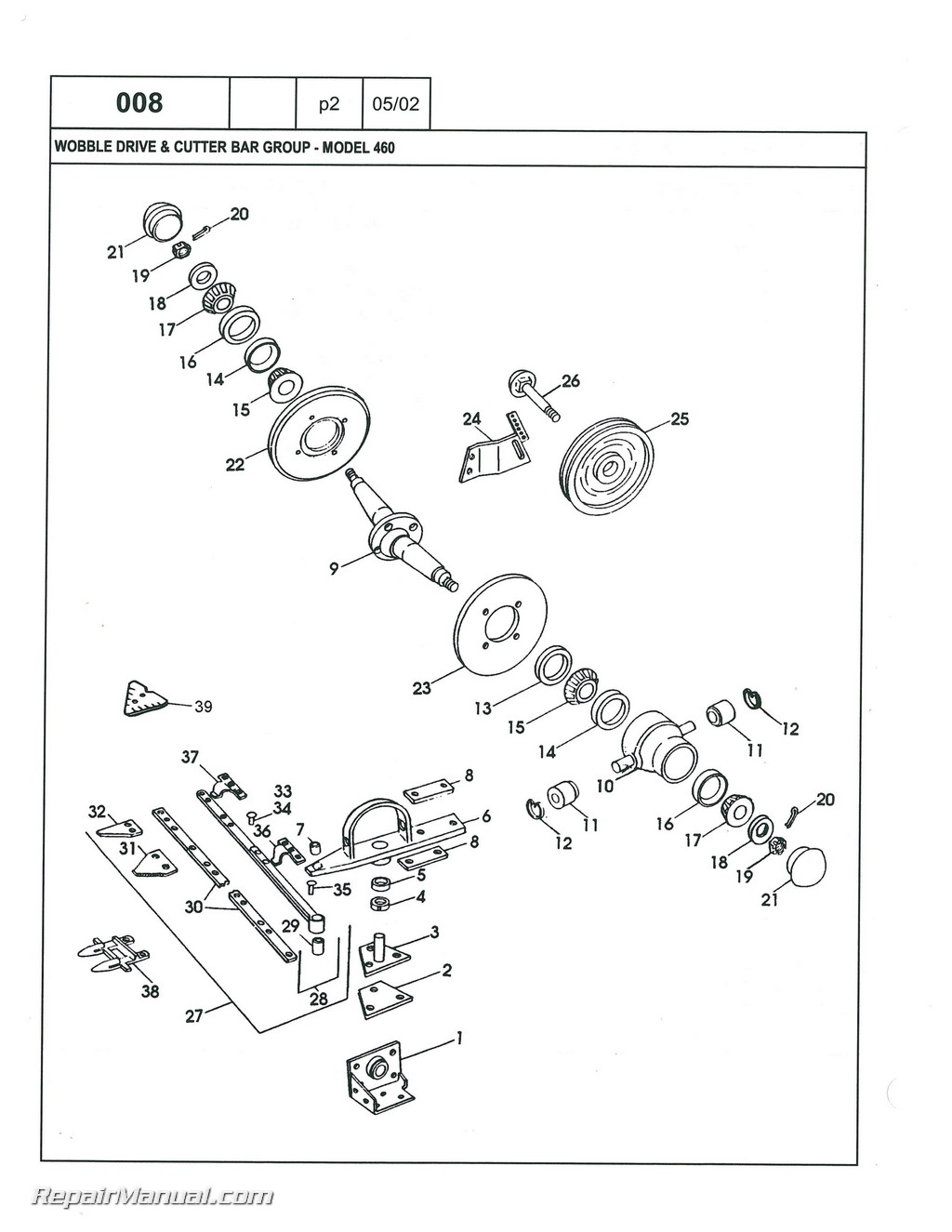 New Holland Haybine Parts Diagram