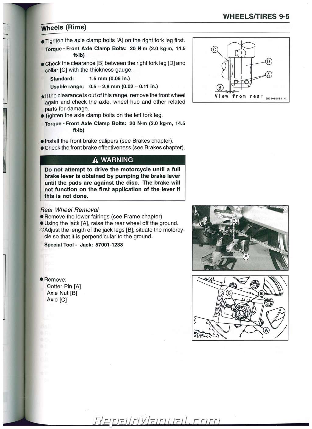 Kawasaki zzr600 service manual pdf