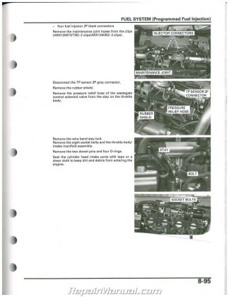 2004-2007 Honda ARX1200 Aquatrax N3 T3 T3D Owners Service Manual