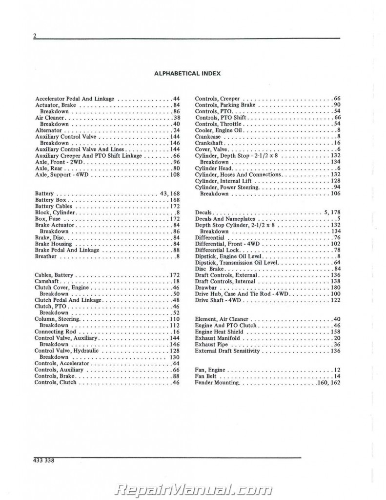 White Model 2-45 Parts List Manual