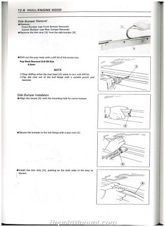 1996-2002 Kawasaki 1100 ZXi 1999 1100 STX Jet Ski Factory Service Manual