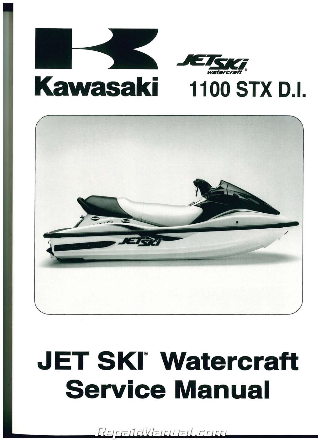 Figur Forbipasserende Association Used 2000 Kawasaki 1100 STX DI Jet Ski Service Manual