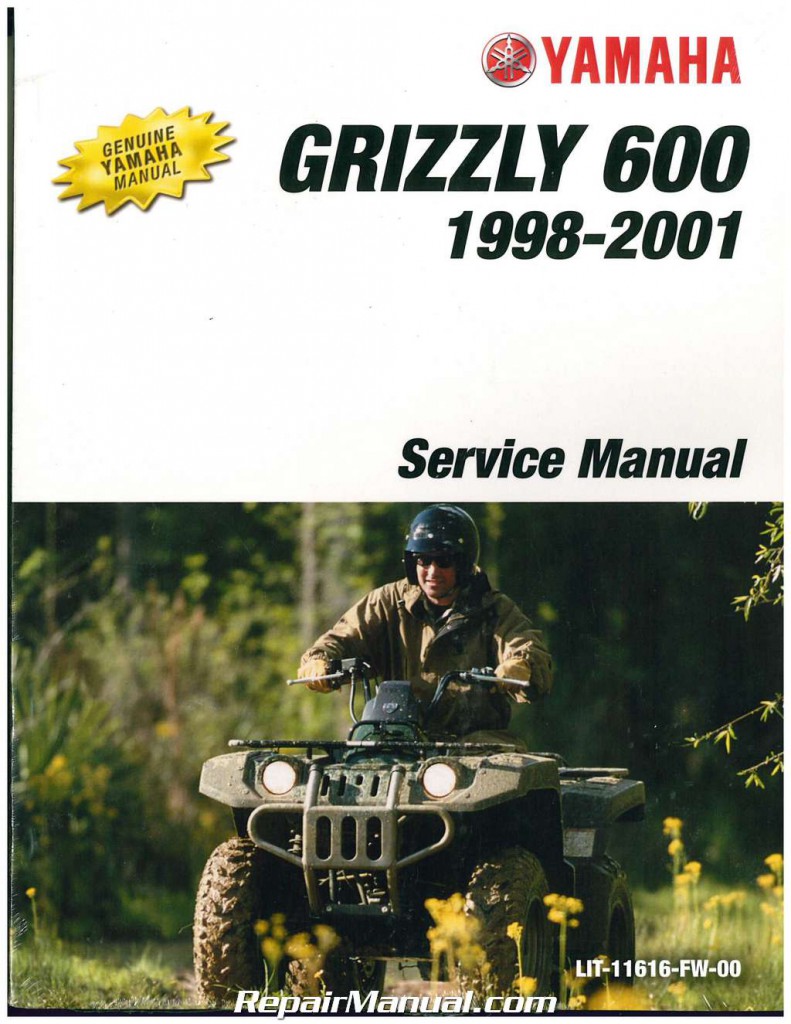 1998-2001 Yamaha YFM600 GRIZZLY ATV Service Manual