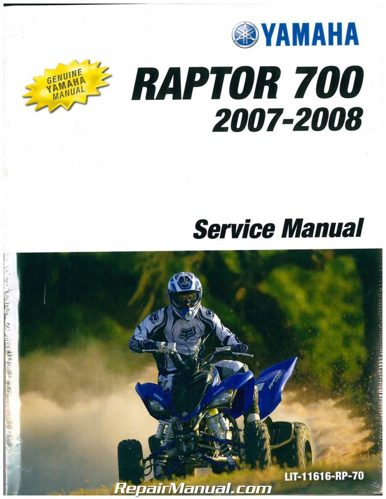 2007-2008 Yamaha YFM700 Raptor ATV Service Manual