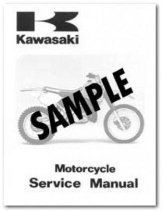 Used Official 1983 Kawasaki KX250 Owners Service Manual