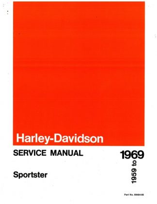 Official 1959-1969 Harley Davidson Sportster Service Manual