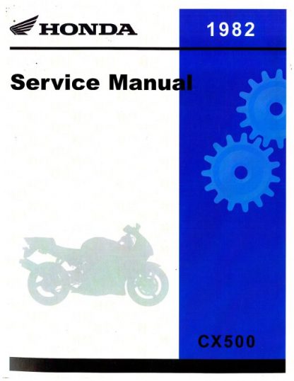 Official 1982 Honda CX500 Motorcycle Service Manual