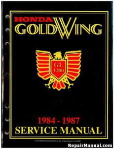 1984 - 1987 Honda GL1200 A / I GoldWing Touring Motorcycle Shop Manual