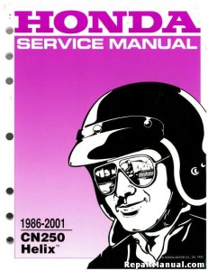 1986-2001 Honda CN250 HELIX Scooter Service Manual