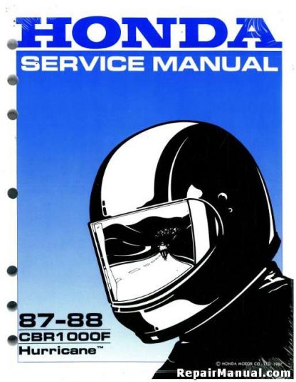 Official 1987-1988 Honda CBR1000F Factory Service Manual