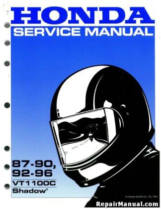 Official 1987-1996 Honda VT1100C Factory Service Manual