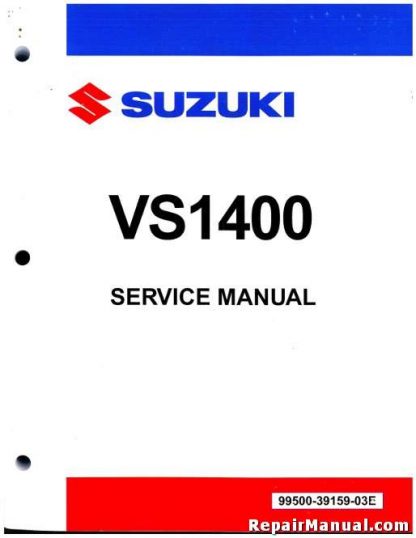 1987-2008 Suzuki VS1400 Intruder Volusia Boulevard S83 Service Manual