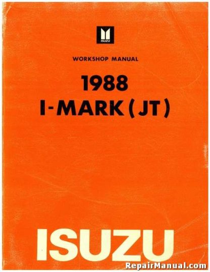 Official 1988 Isuzu Imark 88 Workshop Manual