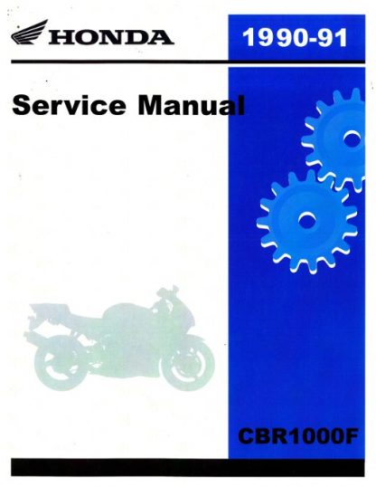 Official 1990-1991 Honda CBR1000F Factory Service Manual