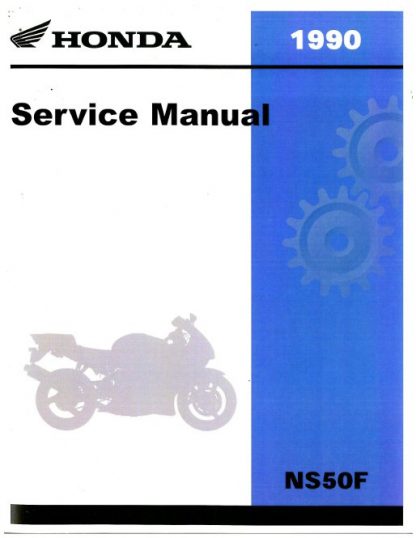 Official 1990 Honda NS50F Factory Service Manual