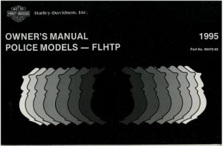 Official 1995 Harley Davidson FLHTP Owners Manual