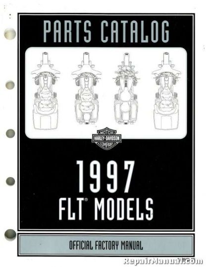 Official 1997 Harley Davidson FLT Parts Manual