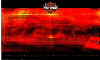 Official 1999 Harley Davidson Premium Sound System Owners Manual