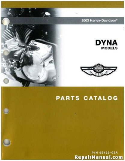 Official 2003 Harley Davidson Dyna Parts Manual