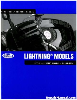 Official 2007 Buell Lightning Service Manual