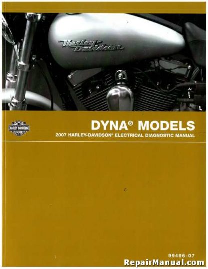 Official 2007 Harley Davidson Dyna Electrical Diagnostic Manual