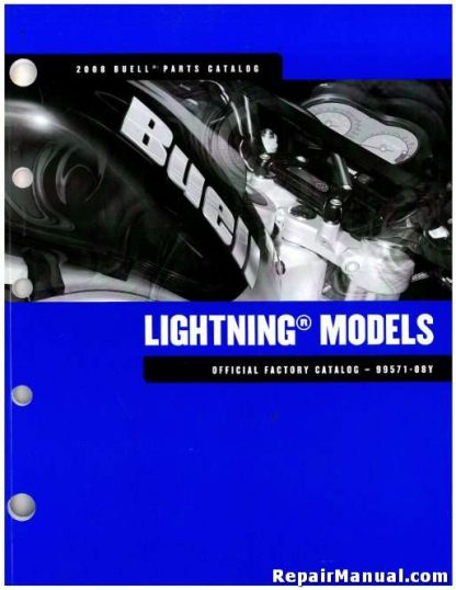 Official 2008 Buell Lightning Parts Manual