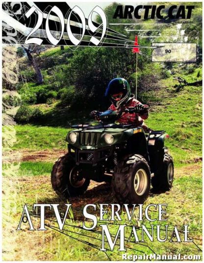 Official 2009 Arctic Cat 90 Utility 90 DVX Factory Service Manual