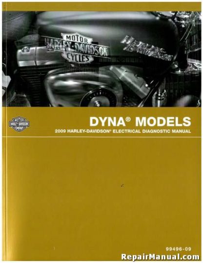 Official 2009 Harley Davidson Dyna Electrical Diagnostic Manual