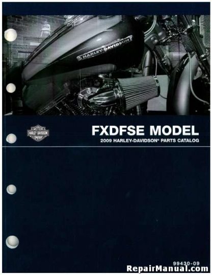 Official 2009 Harley Davidson FXDFSE Parts Manual