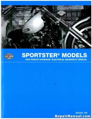 Official 2009 Harley Davidson Sportster Electrical Diagnostic Manual