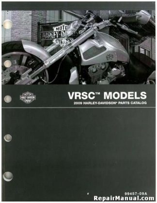 Official 2009 Harley Davidson VRSC V-Rod Parts Manual