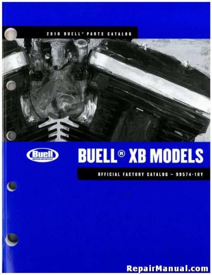 Official 2010 Buell XB Parts Manual