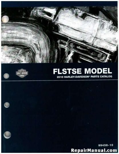 Official 2010 Harley Davidson FLSTSE Parts Manual