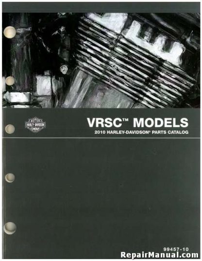 Official 2010 Harley Davidson VRSC V-Rod Parts Manual